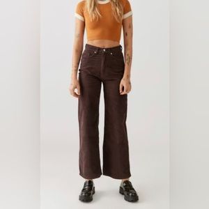 Brown BDG High & Wide Corduroy Pant from Urban Outfitters NWT.